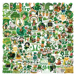 10/30/50/100pcs Saint Patrick Autocollants De Dessin Animé Créatif Drôle Mignon Autocollants Enfants Jouets Bricolage Pvc Pâques Sticker Décor Autocollants 