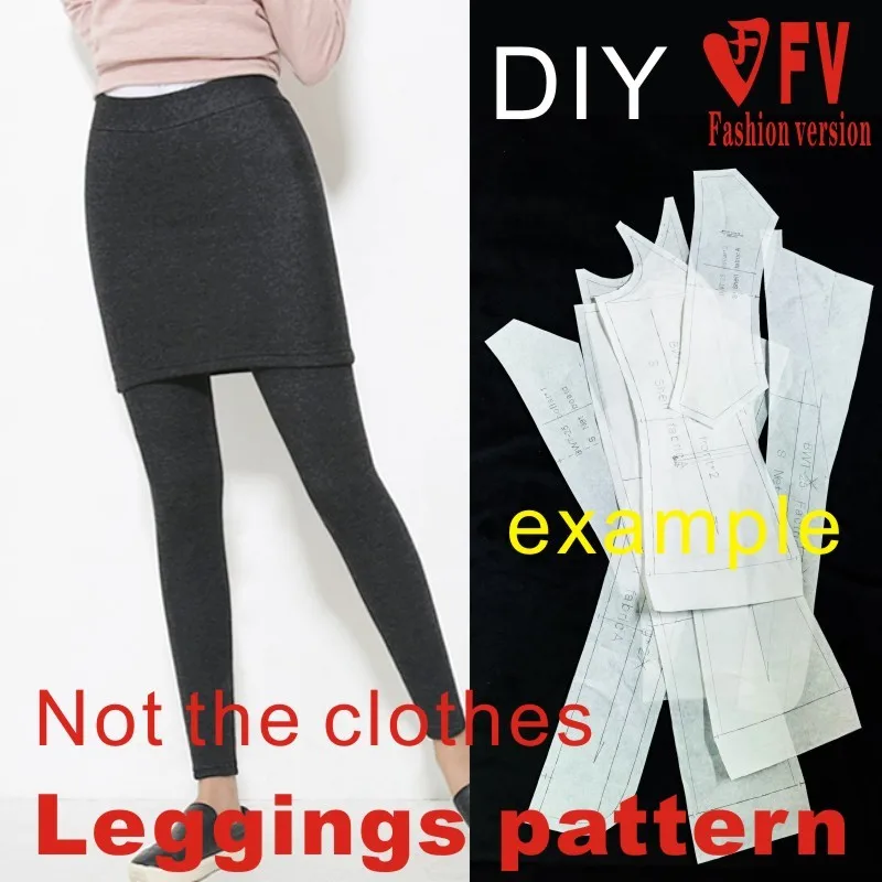 Leggings sewing pattern The trousers pattern(Not the pants) BCK-14