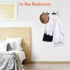 1PCS Bathroom Sticky Hook,Coat Rack Wall Mount, Thickened Clothe Hook,Wall Hanging, Towel Clothe Wall Hanger Iron Crafts 5