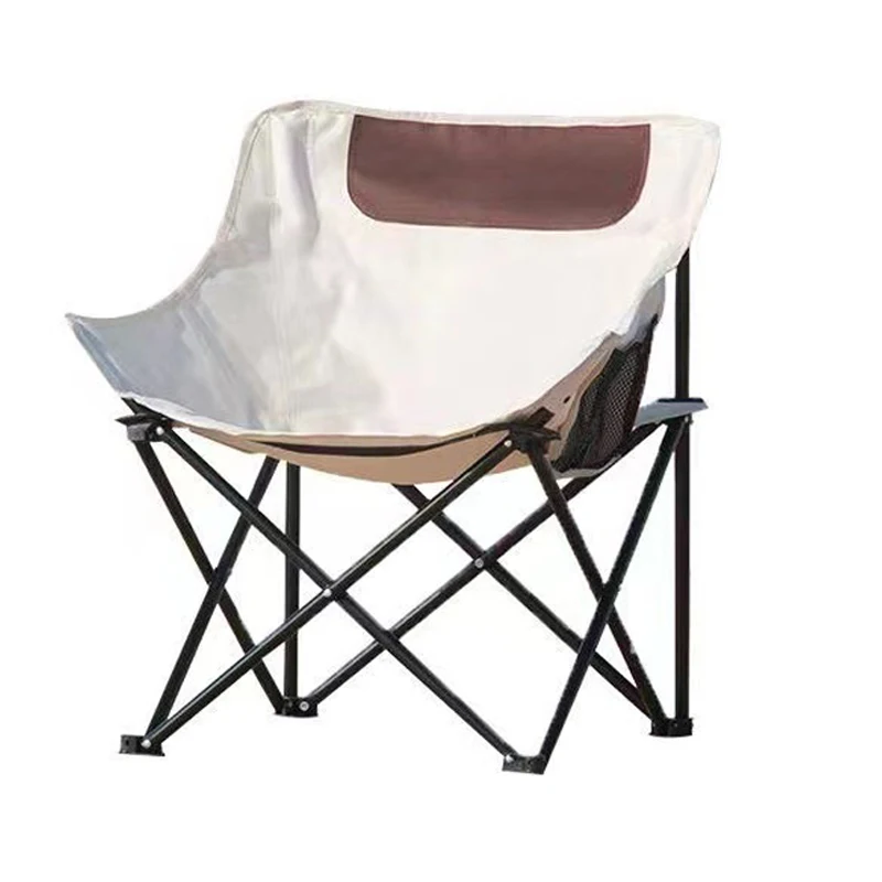 Outdoor Folding Chair Moon Chair Picnic Camping Car Easy to Carry Easy to Use High Load Bearing folding chair