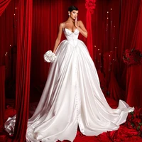 Eightree Elegant Princess Wedding Dresses Women A-Line Sweetheart Buttons Beading Bridal Dress 2025 Wedding Prom Gown Customized 1