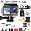 YNFECN C5S Action Camera 5K 4K 60FPS DVR EIS 1080P Waterproof Webcam Wi-Fi go Sports Cam Camcorder Pro 1