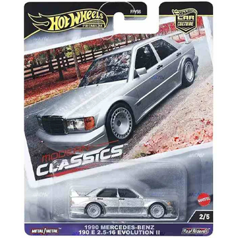 Hot Wheels Cars FPY86 NISSAN SKYLINE GT-R 1990 MERCEDES-BENZ 190 E Diecast Vehicle Model Cars Toys Boys Gift