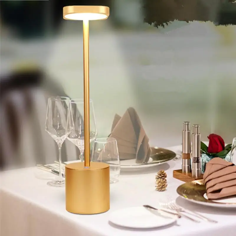 Vintage Bar Table Lamp Portable USB Chargeable Led Night Lights 2 mode