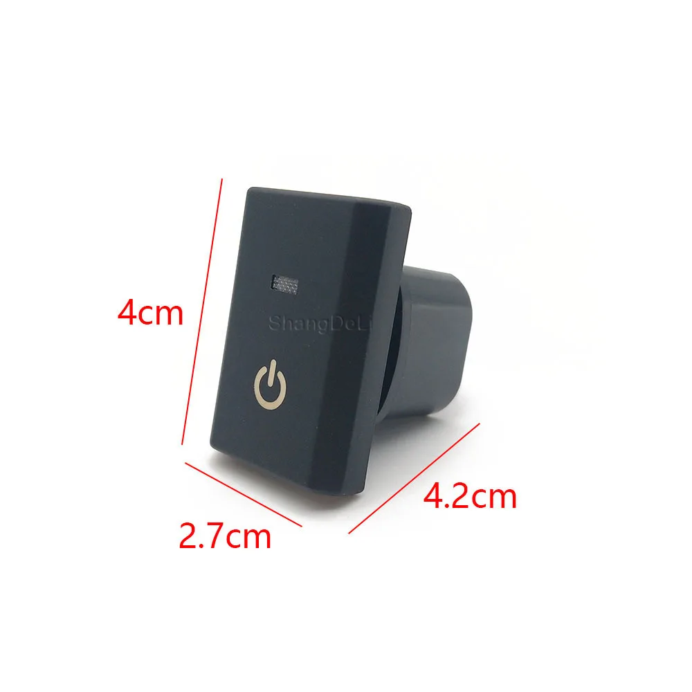 Blue LED Light Bar Switch Button with Radar and Camera Controls