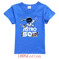 Game ASTRO BOT T-Shirt Kids Cartoon T Shirts for Boys ASTROBOT Graphic Tees Toddler Girls Short Sleeve Tshirt Children Clothing 1