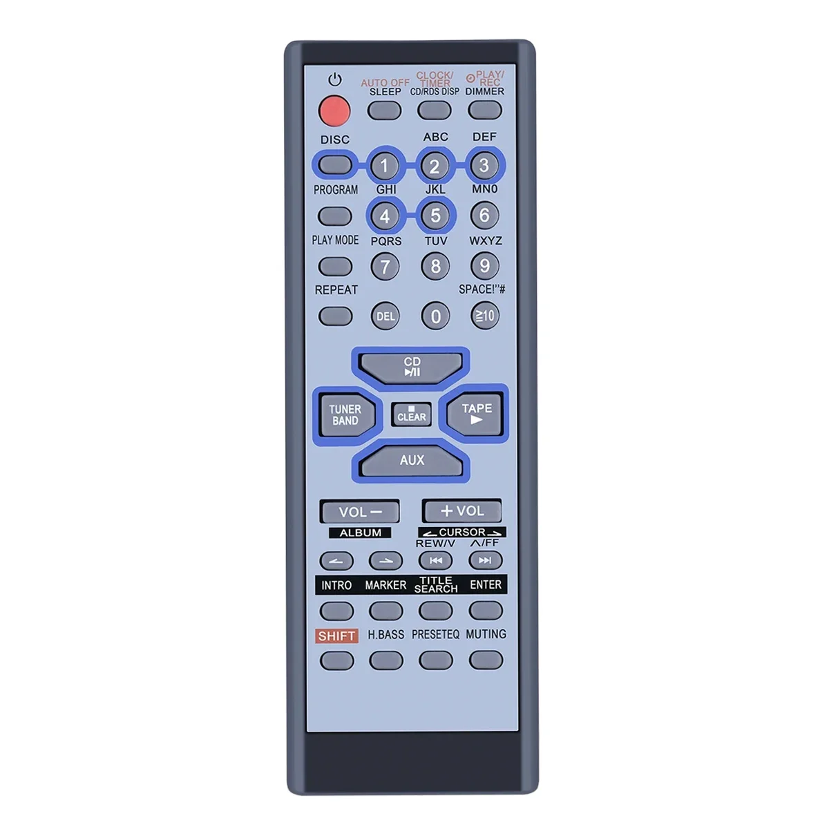 파나소닉 SC-AK500 SC-AK490 SC-AK300K SA-AK490 SA-AK300 SA-AK200 SA-PM07 CD 스테레오 오디오 시스템용 리모컨, 신제품