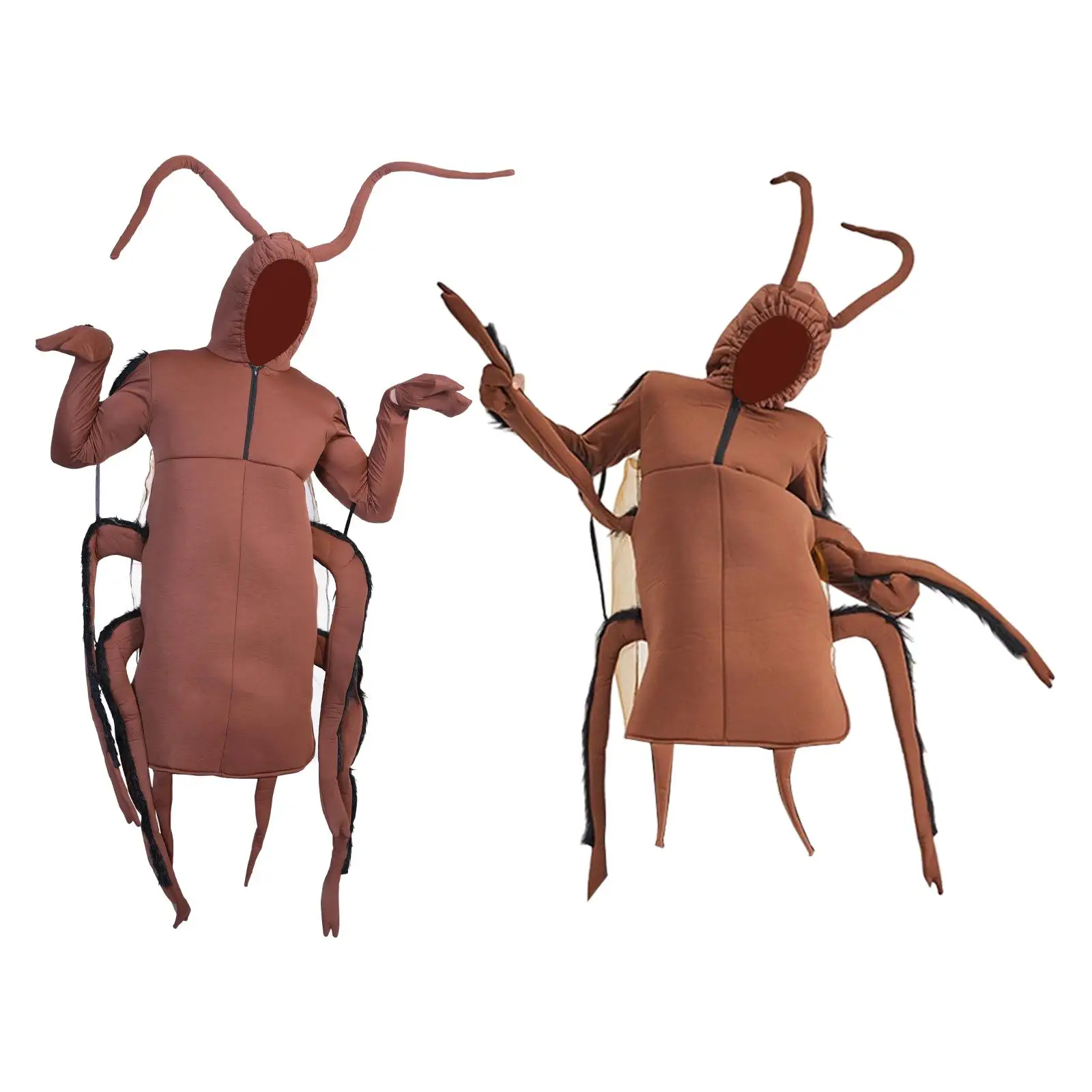 

Cosplay Outfit Clothes Photo Prop Cockroach Costume Unisex Apparel for Party Masquerade Halloween Photographic Performance