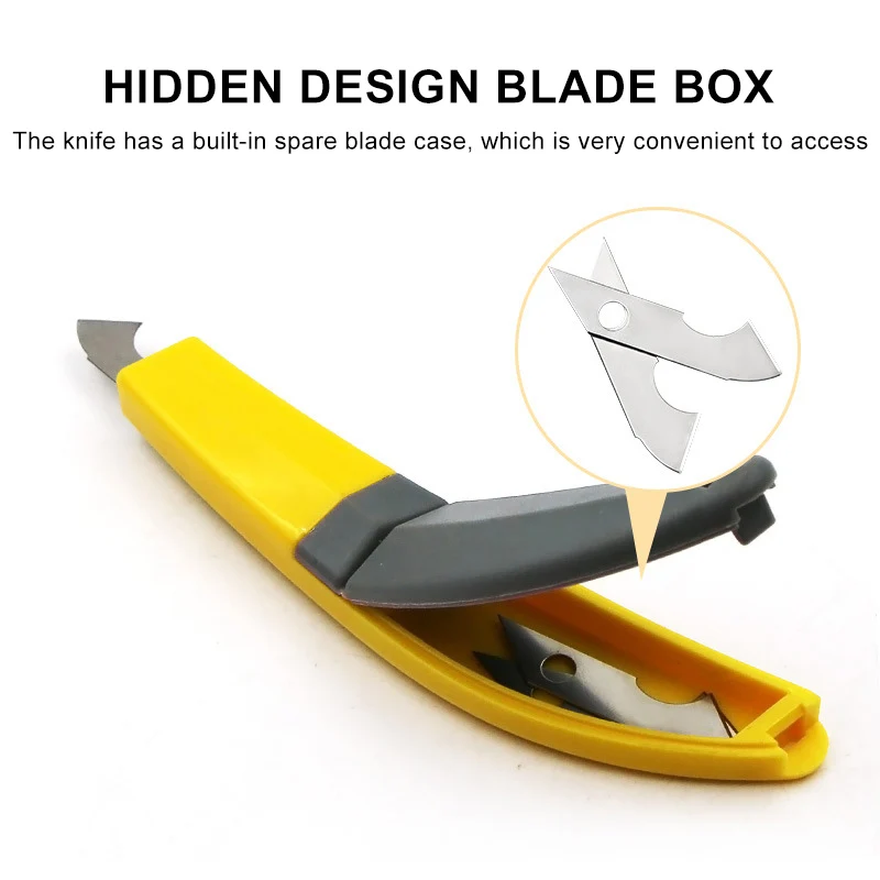 Hook knife Acrylic PVC CD cutting tool knife plexiglass cutter ABS Cutter  organic board tool with replacement blades