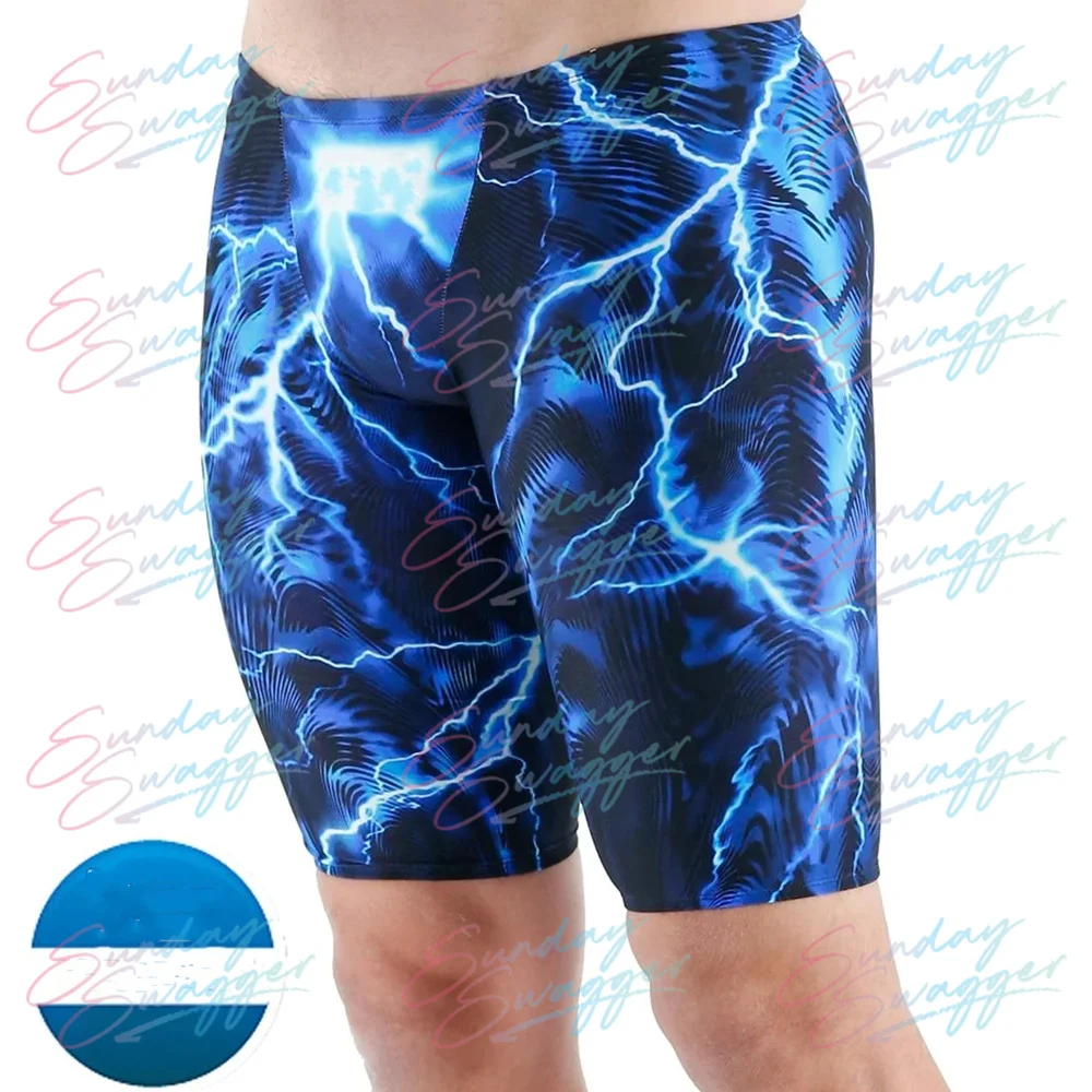 Summer Men's Training Swimming Shorts Beach Tight Cupshe Pants Disturber Running Sports Surfing Shorts Lycra Stretch