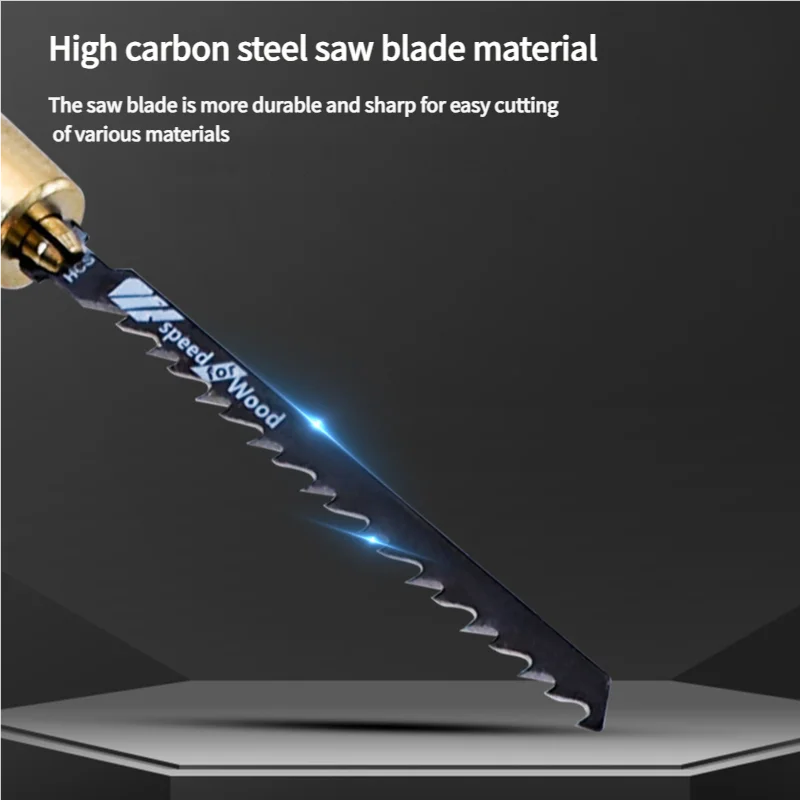 Woodworking Hand Saw Kit with 5 Saw Blade DIY Craft Mini Handsaw Set Wooden Handle Flush Cutting Saw Household Wood Cutting Tool 3