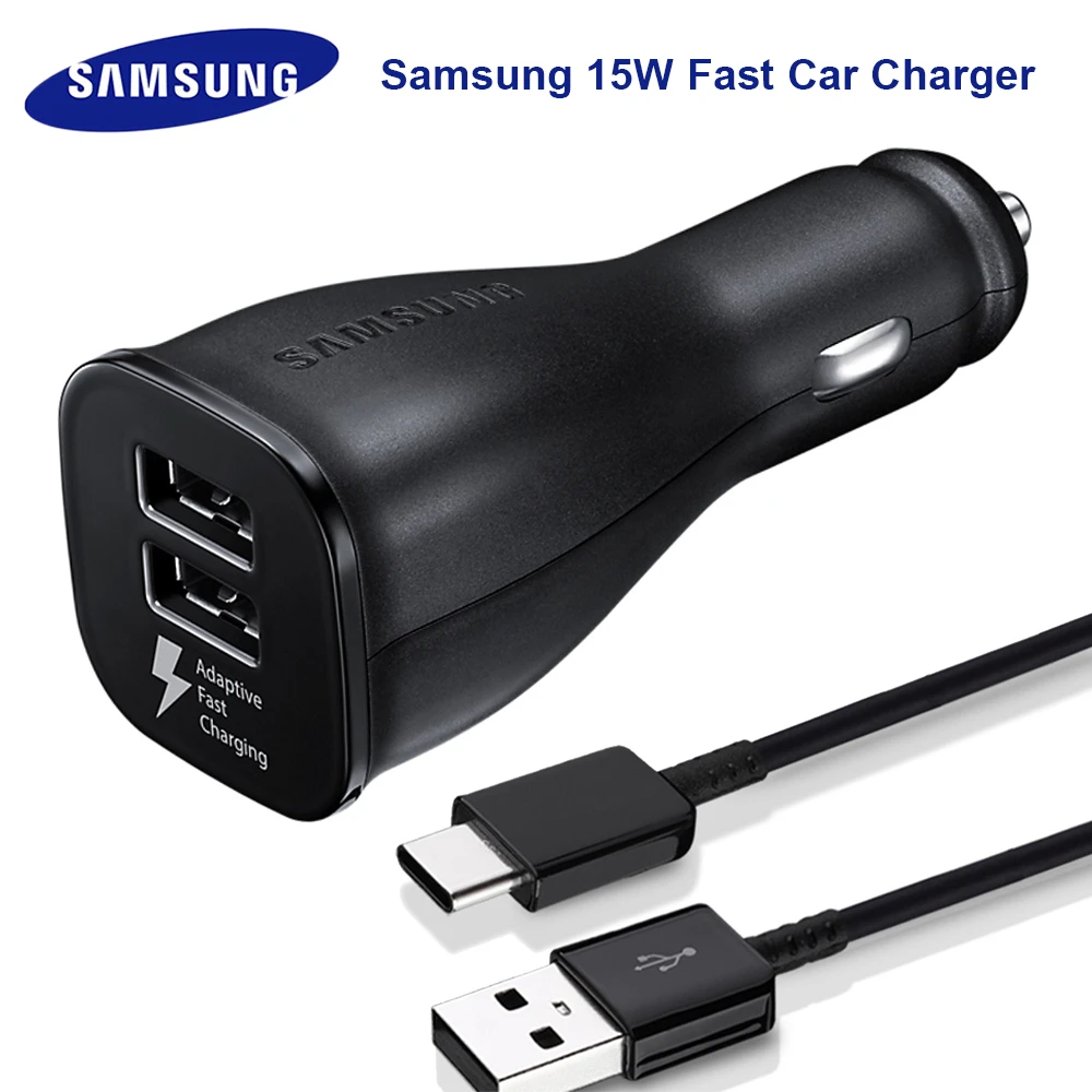 Samsung cargador rápido adaptable coche, Cable de datos Micro USB tipo C para Galaxy S6, S7, S8, S9, S10, Note 10 Plus, A70, A50, Note 8, 5|Transformadores y adaptadores de teléfonos| - AliExpress