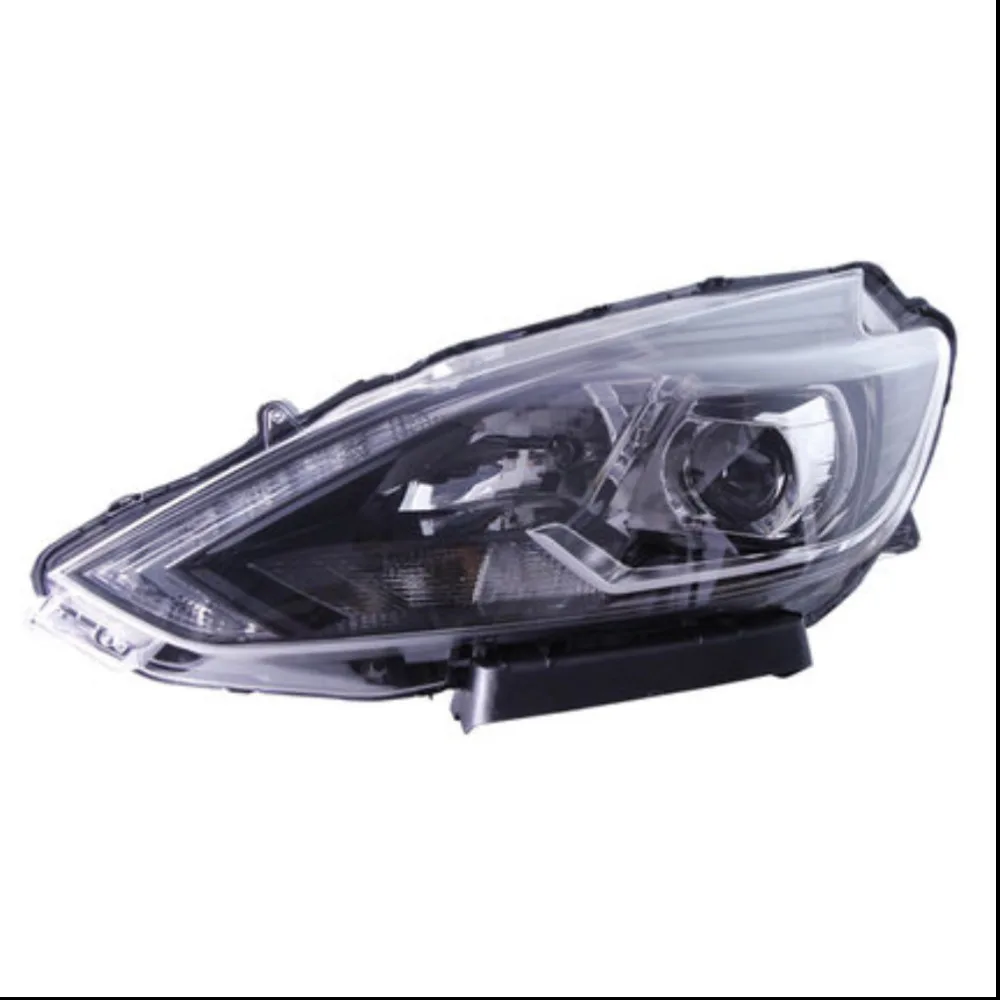 

Пара автомобильных светодиодных фар в сборе для Nissan sylphy 2016-19 DRL дневные ходовые огни сигнал поворота фара