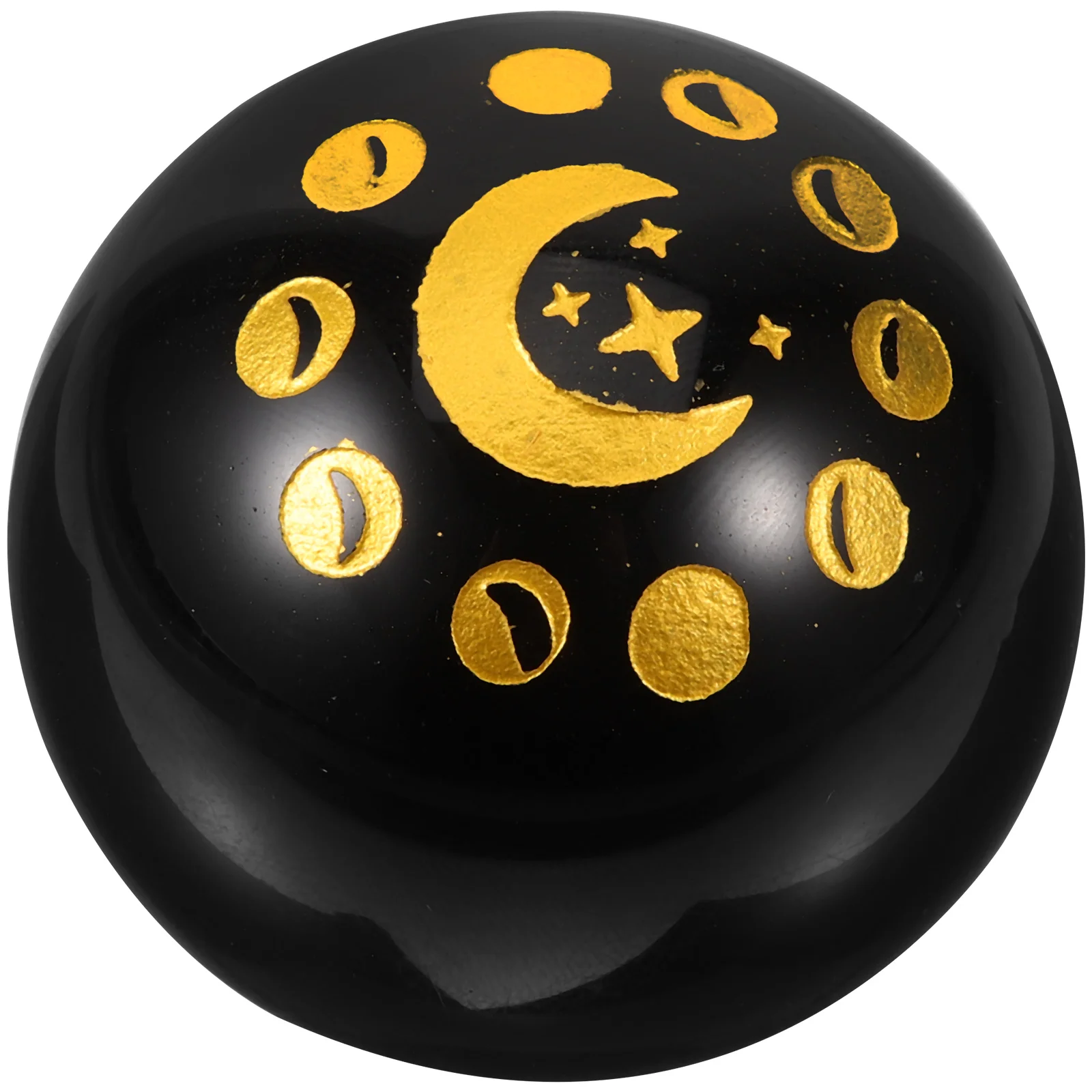 

Obsidian Ornaments Creative Ball Model Decorations Artwork Exquisite Desktop Craft Black Stone