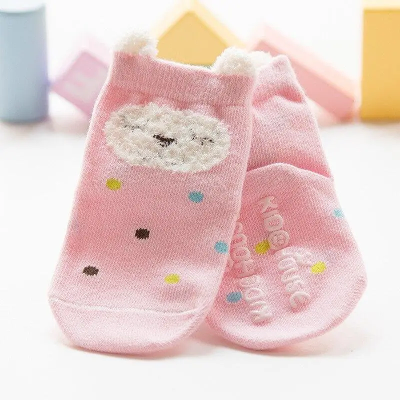 Baby Cotton Socks Autumn Winter Warm Cartoon Newborn Anti Slip Infant Floor Thickening Sock Little Girls Boys Christmas Gift