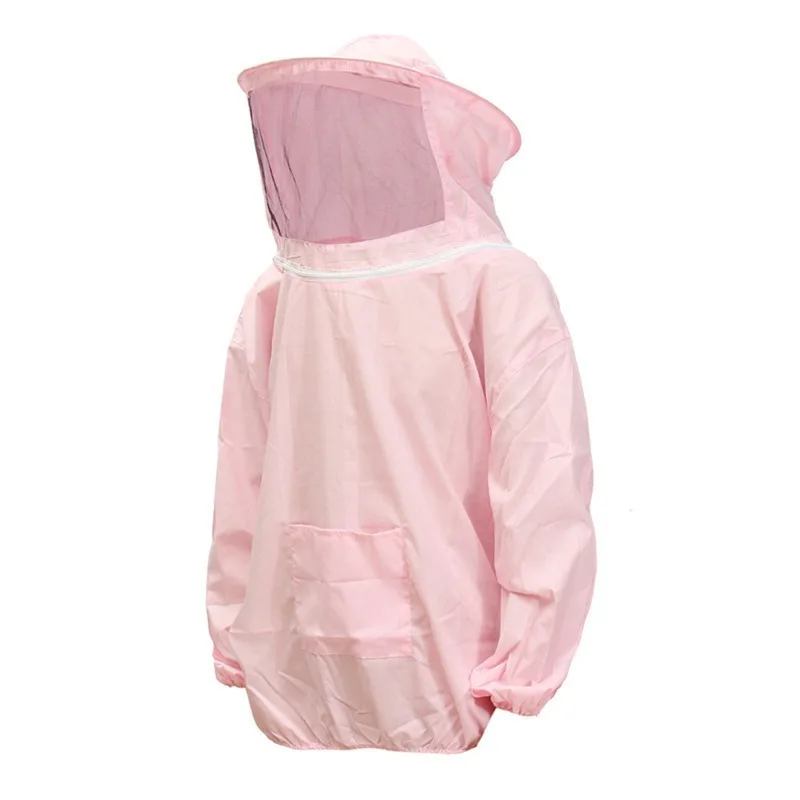 Foldable-Beekeeping-Suit-Jacket-Veil-Set-Zippered-Beekeeping-Protective-Suit-anti-bee-Beekeeper-Clothing-With-Hat.jpg Összecsukható Méhészeti Öltöny Kabát Fátyol Szett Cipzárral Ellátott Védőruhát, A Méhek Elleni Ruházat Kalap - Image 3