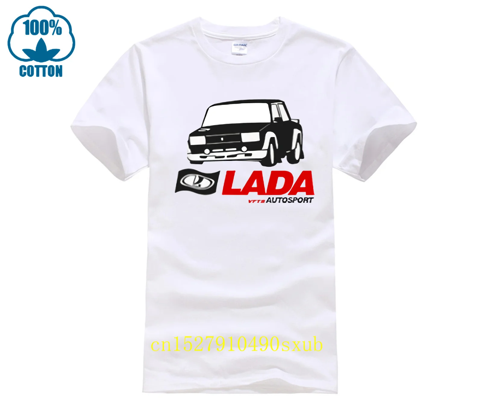 Lada Vfts Autosport Rally Maglietta Bianca O Grigia Wrc 2105 2107 Wrc