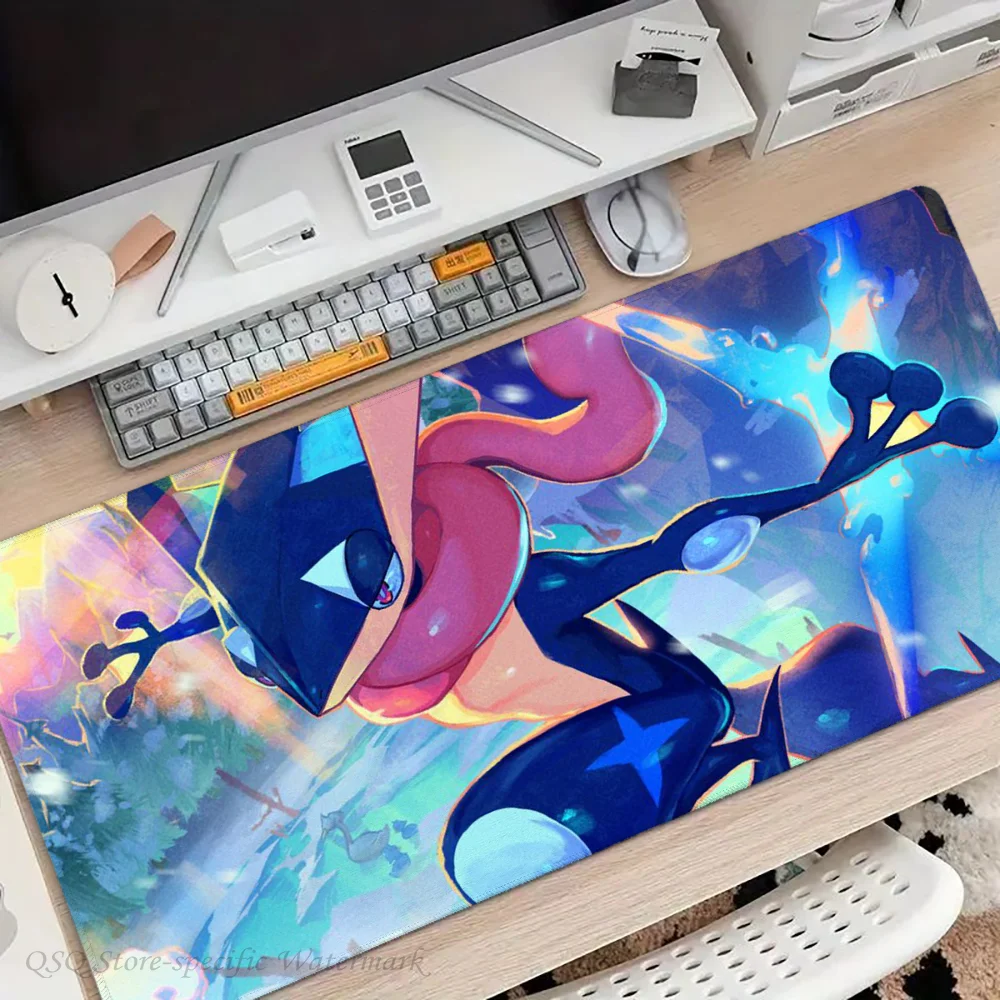 1pc P-Pokemon Greninja Floor Mat Mouse Mat Desk Mat With Pad Gaming Accessories Prime Gaming XXL Keyboard Pad Padding Mat 3