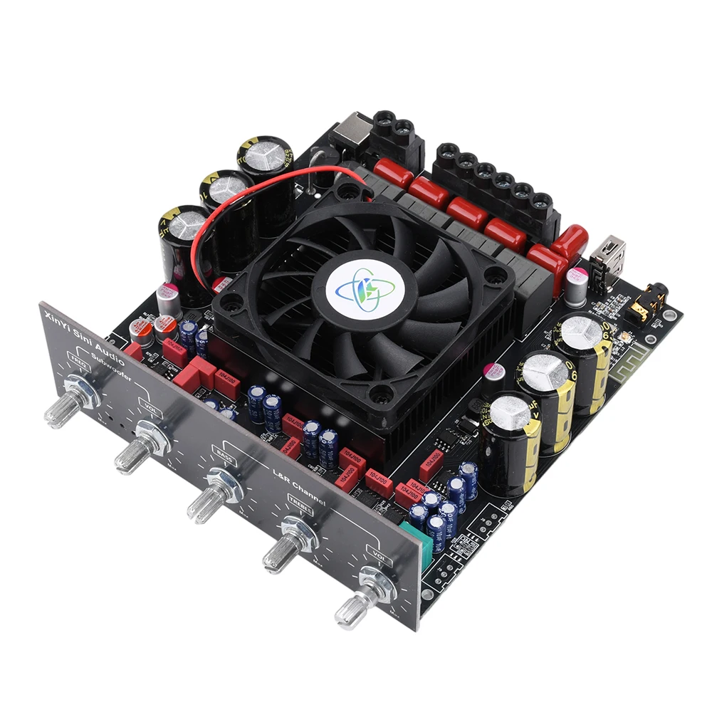AS21HPA High-Power Bluetooth Digital Sound Verstärker Bord 2,1 Kanal Subwoofer 300 W * 2 + 600 W TPA3255 Bluetooth Lautsprecher Bord – Detail 8