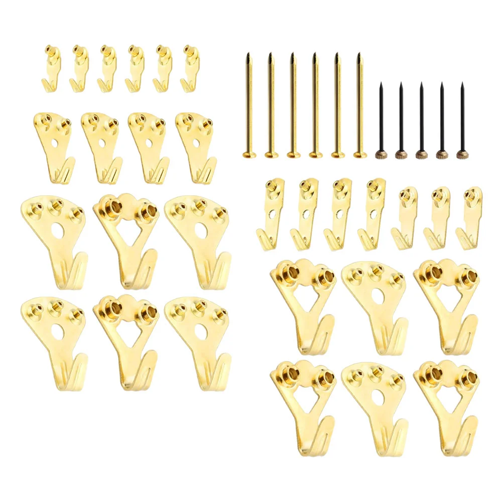

1 Set Picture Frame Hangers Photo Frame Hanging Hooks Metal Photo Frame Hangers Painting Hooks