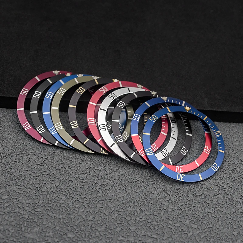 Seiko 39.7*32.8Mm Inserto Lunetta In Alluminio Opaco Per Tudor Pelagos 39 Lhd Fxd Cassa Dell'Orologio Da Uomo Orologi Subacquei Sostituire Gli Accesso