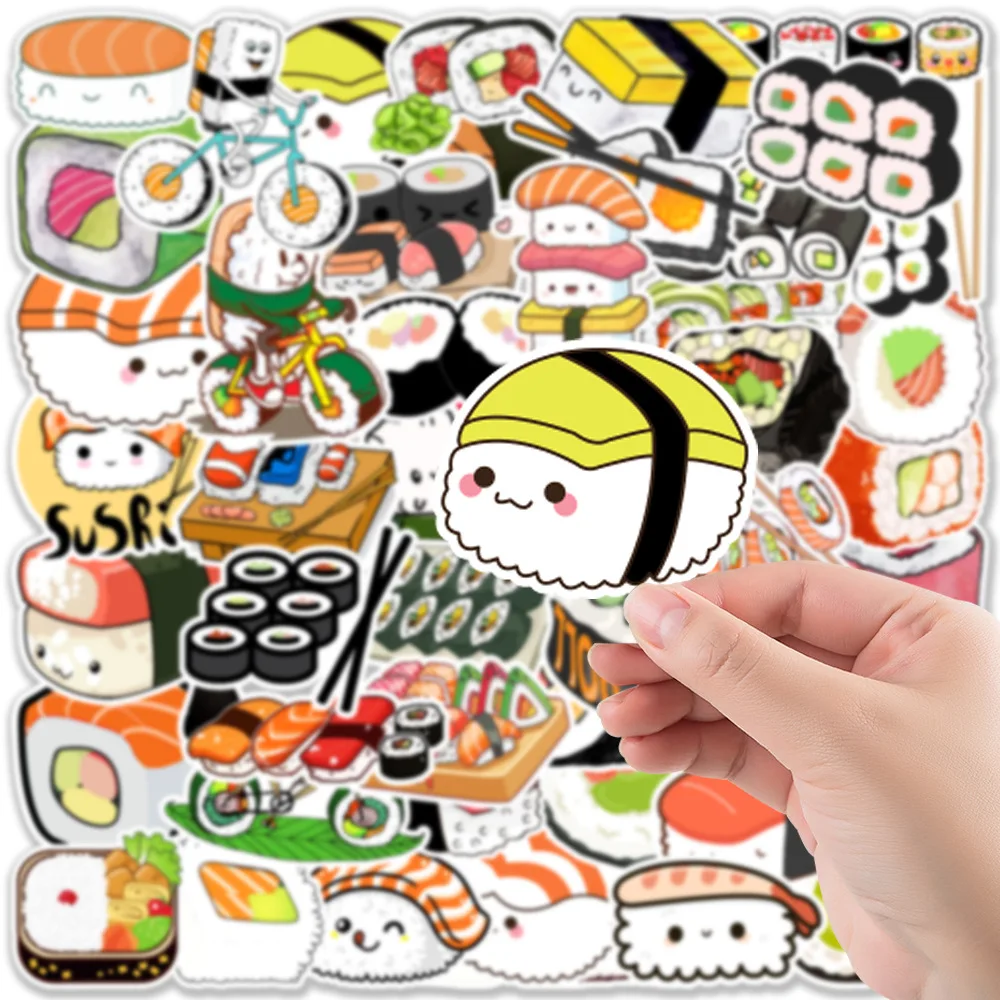 Sushi Variations Happy Cute Funny Gift & Present' Sticker