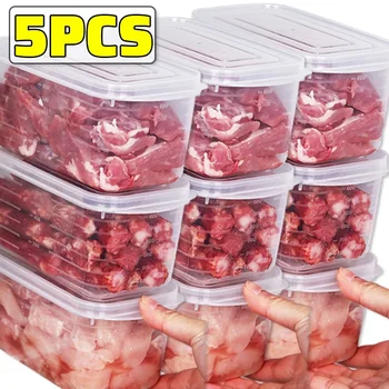 1/2/5 pezzi scatola di immagazzinaggio per frigorifero organizzatore per frigorifero contenitore per frutta verdura fresca contenitore per alimenti scatola per frutta e verdura organizzatore da cucina 1