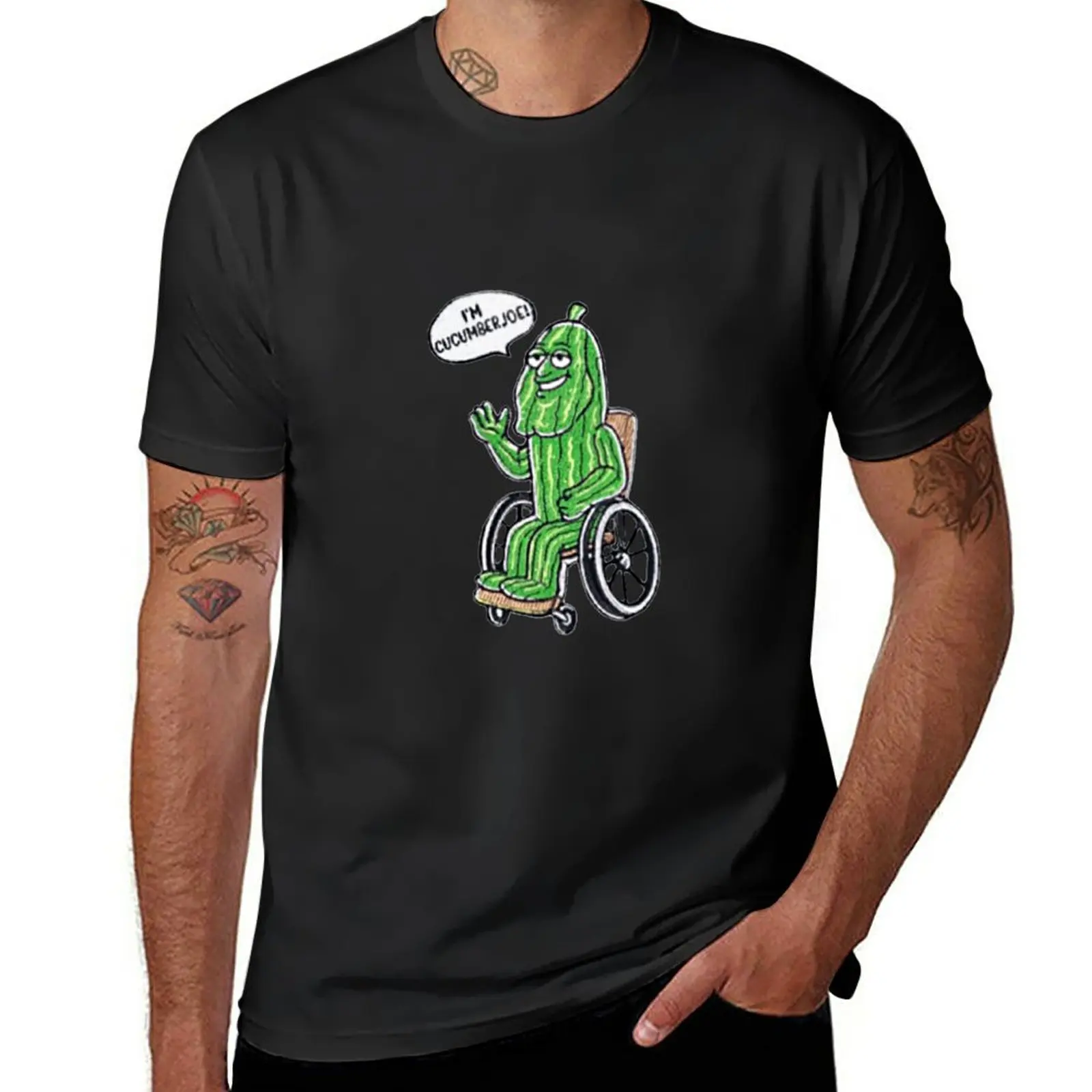 

Новый я огурец Джо! Мужская Винтажная Футболка coolshirtzcold (репродукция) с коротким рукавом