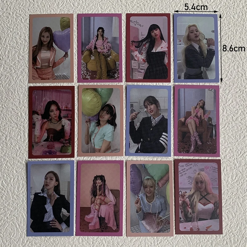 

10Pcs/Set Kpop Twice Postcards Photocards New Album Formula Of Love Self Made HD Lomo Cards Photo Card For Fans Collection Gift