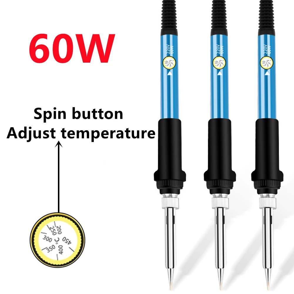 Plug 60W Lron EU - Fer à souder électrique à température réglable 220V