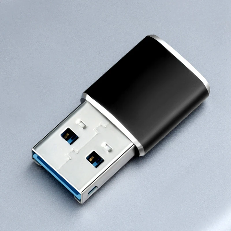 Adaptador de aluminio para lector de tarjetas de memoria, Mini USB 3,0 para tarjeta micro-sd/TF, Pc, ordenador portátil