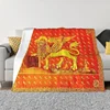 Venice Veneto Flag 3D Printed Blankets Comfortable Soft Flannel Sprint Lion of Saint Mark Throw Blanket for Sofa Office Bed 1