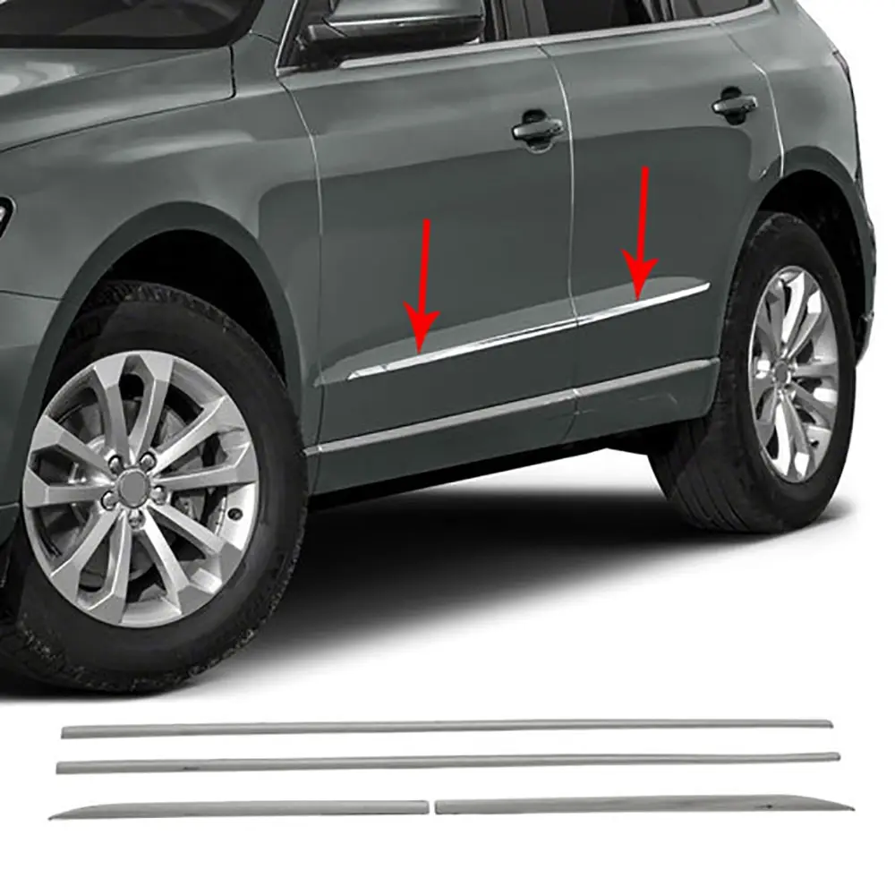 

Audi Q5 Side Door Streamers (2008-2016) - St. Steel