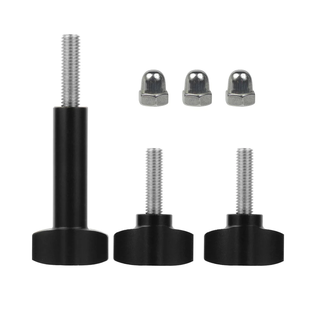 Adjustable M5 Stainless Steel & Aluminium Thumb Screw with Clamping Knob Handle