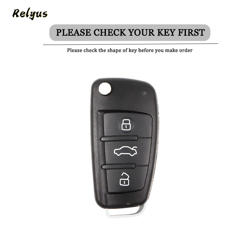 Key Case Key Case Cover Soft TPU for Audi A1 A3 A6 A6L Q2 Q3 Q7 TTS R8 S6 RS3 Keyless Protector Shell Fob Car Accessories