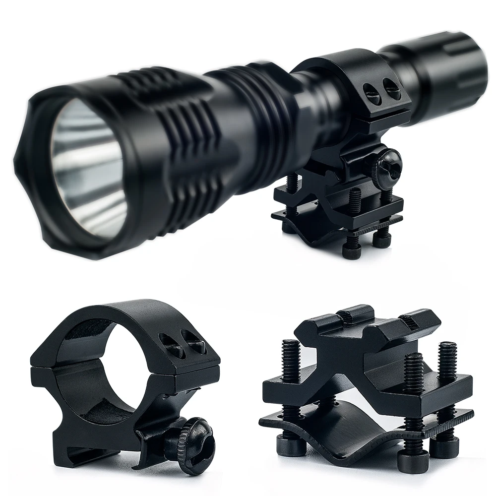 UniqueFire 25.4mm Hunting Optical Sight Bracket Holder Metal Scope Mount Fit For Flashlight To Hunting