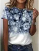 Women's T Shirt Floral Graphic Vintage Stylish Casual Short Sleeve Crew Neck Round Neck Regular Tops Daily 2025 Summer