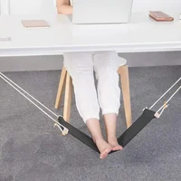2024 Airplane Car Seat Computer Portable Folding Leg Office Footrest Feet Foot Rest Chairs Under Desk Hammock 2