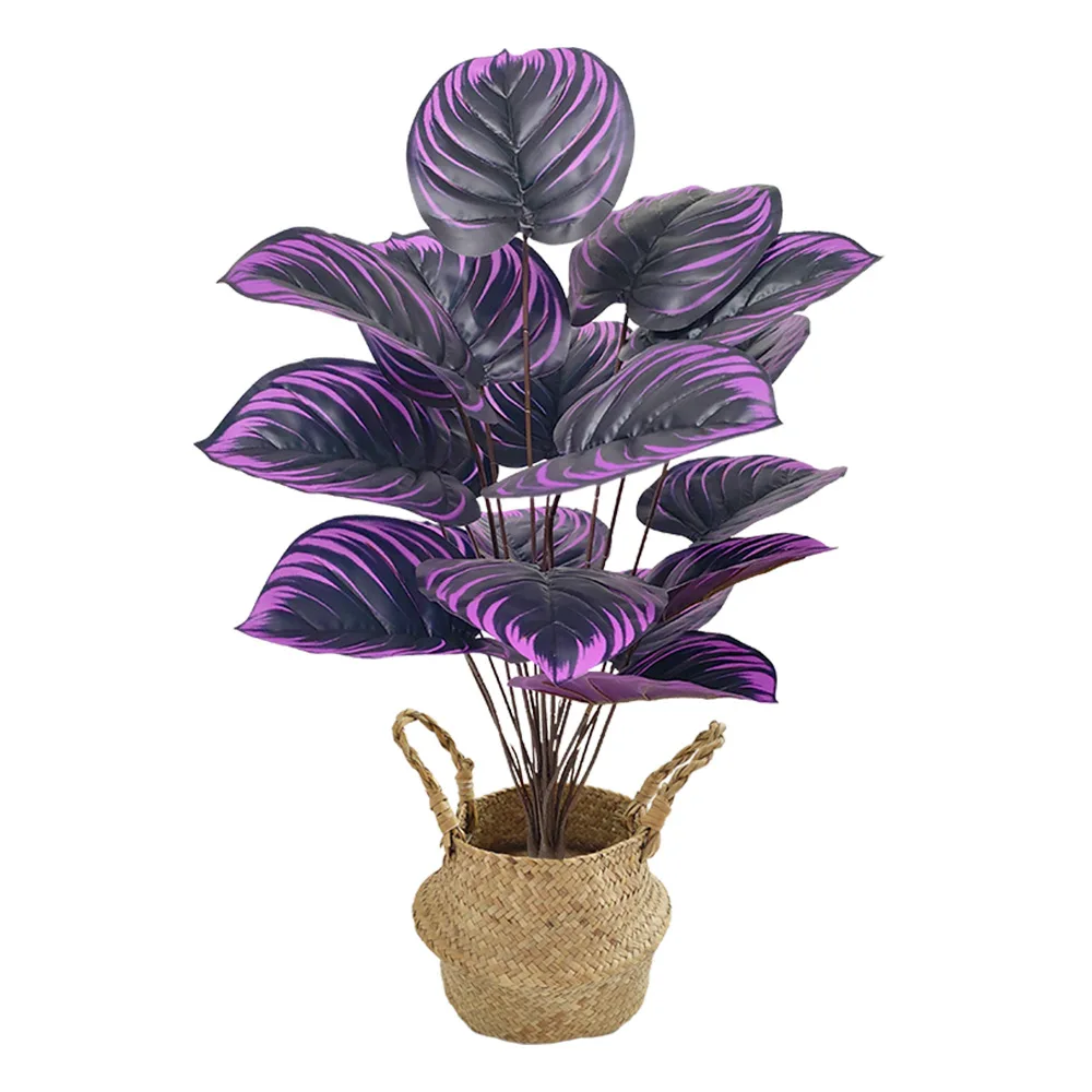 Purple Leaf Decorative Artificial Plant