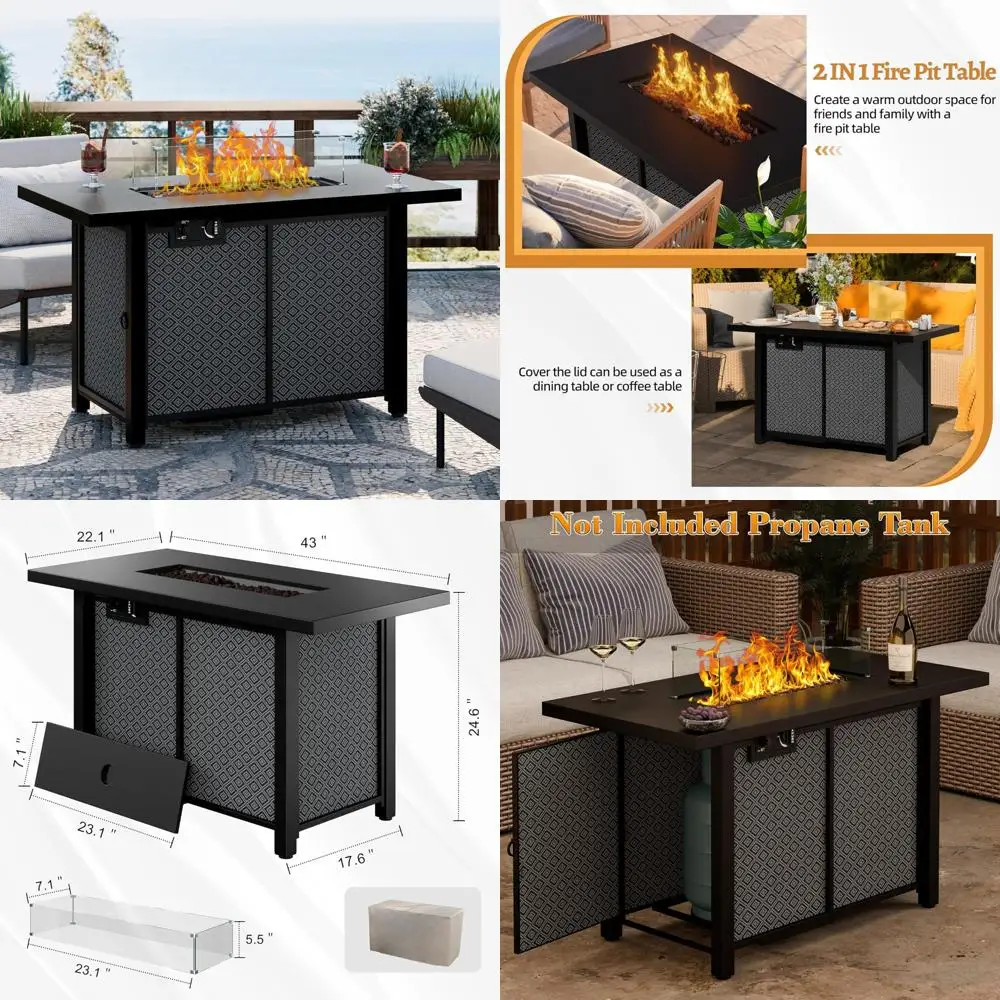 43" Meilocar Fire Pit 1