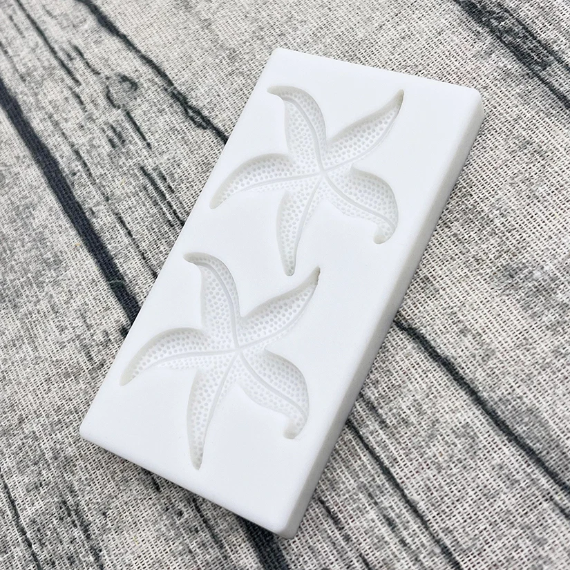 Starfish Silicone Mold – Sugarcraft, Chocolate, Cupcake, Fondant, and Cake Decorating T... - SKU Starfish Silicone Mold ...