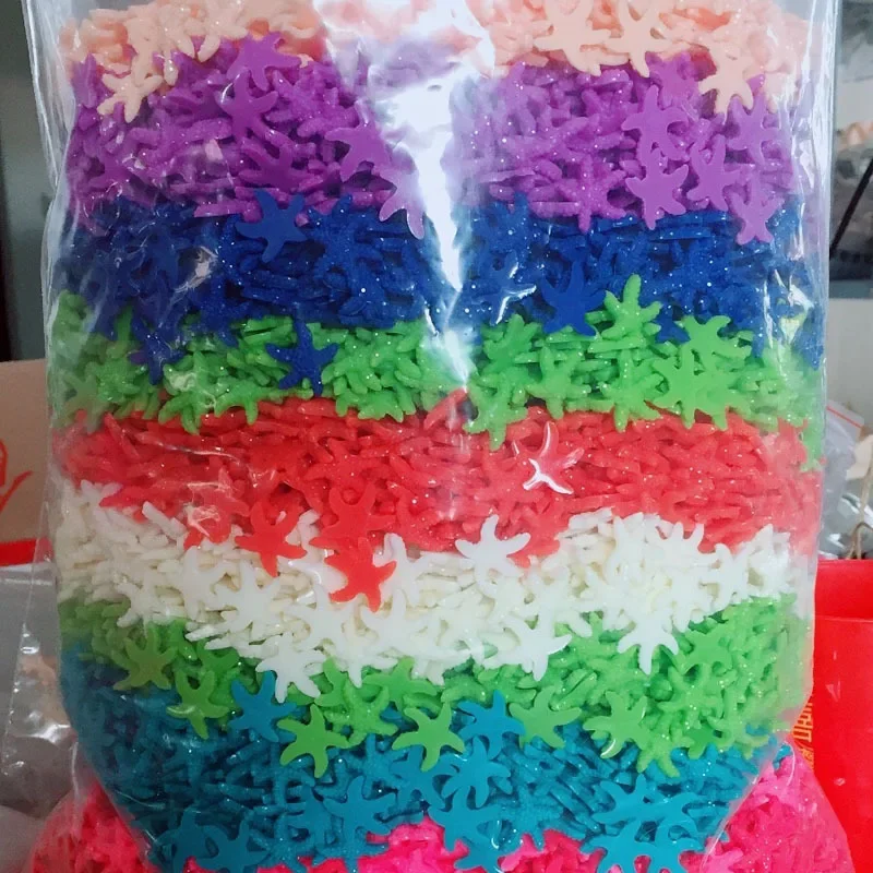Resin Starfish Ornaments 10/20pcs Mini Resin Cute Multicolor Miniature Sea Star Fish Tank Aquarium Decor