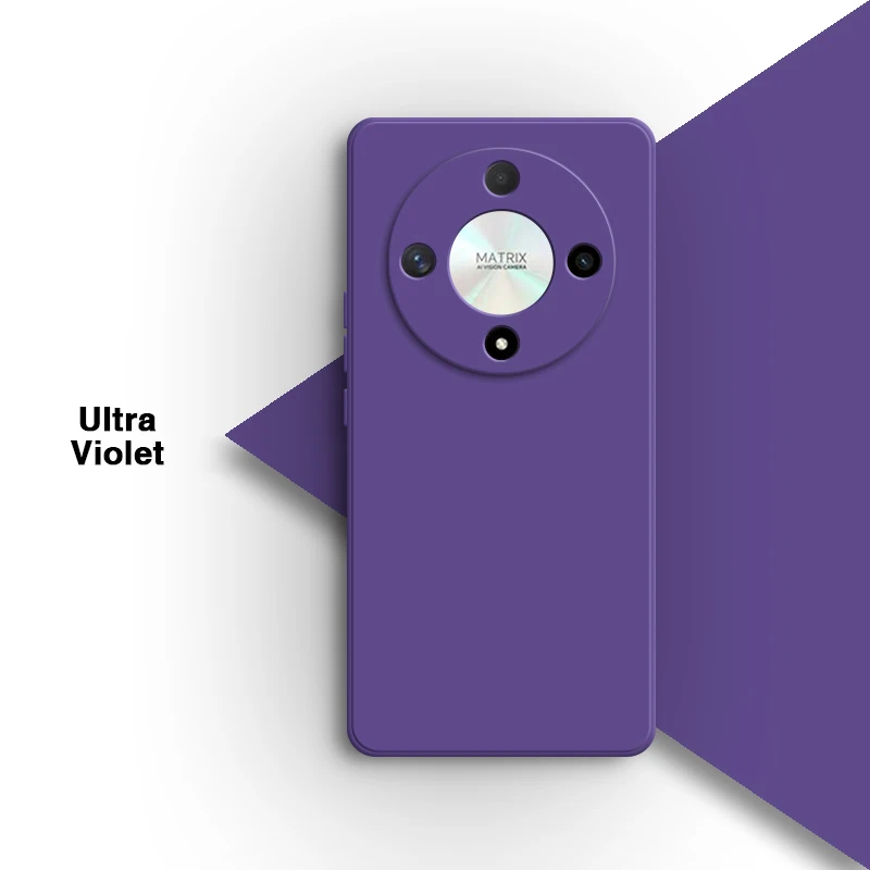 Minimalist Liquid Silicone Phone Case - Soft Square Design with Enhanced Protection