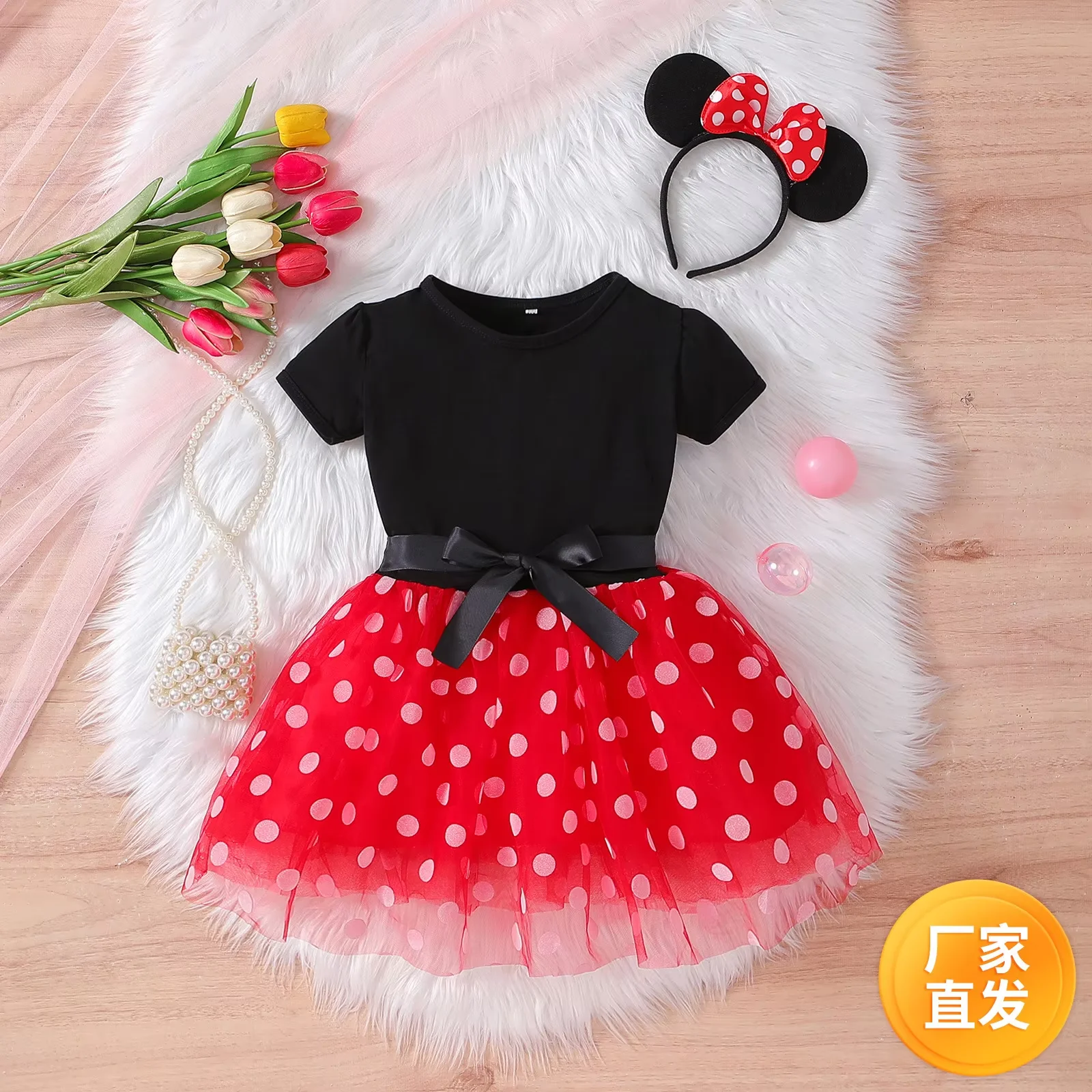 open lace back dress MMMMP-Girl's Luxury Dress Pink Minnie Mouse, Birthday Party – Cadiz  Boutique, Inc