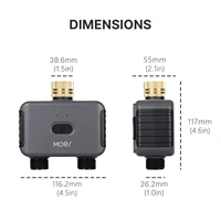 MOES Bluetooth Value Smart Garden Sprinkler Water Timer by 2 Way Rain Delay Filter Programmable Automatic Irrigation Controller 6