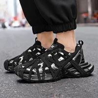 2025 haute qualité nouveaux hommes chaussures pour femmes été respirant course confortable sport maille Couple papa chaussures mâle mode chaussure 2