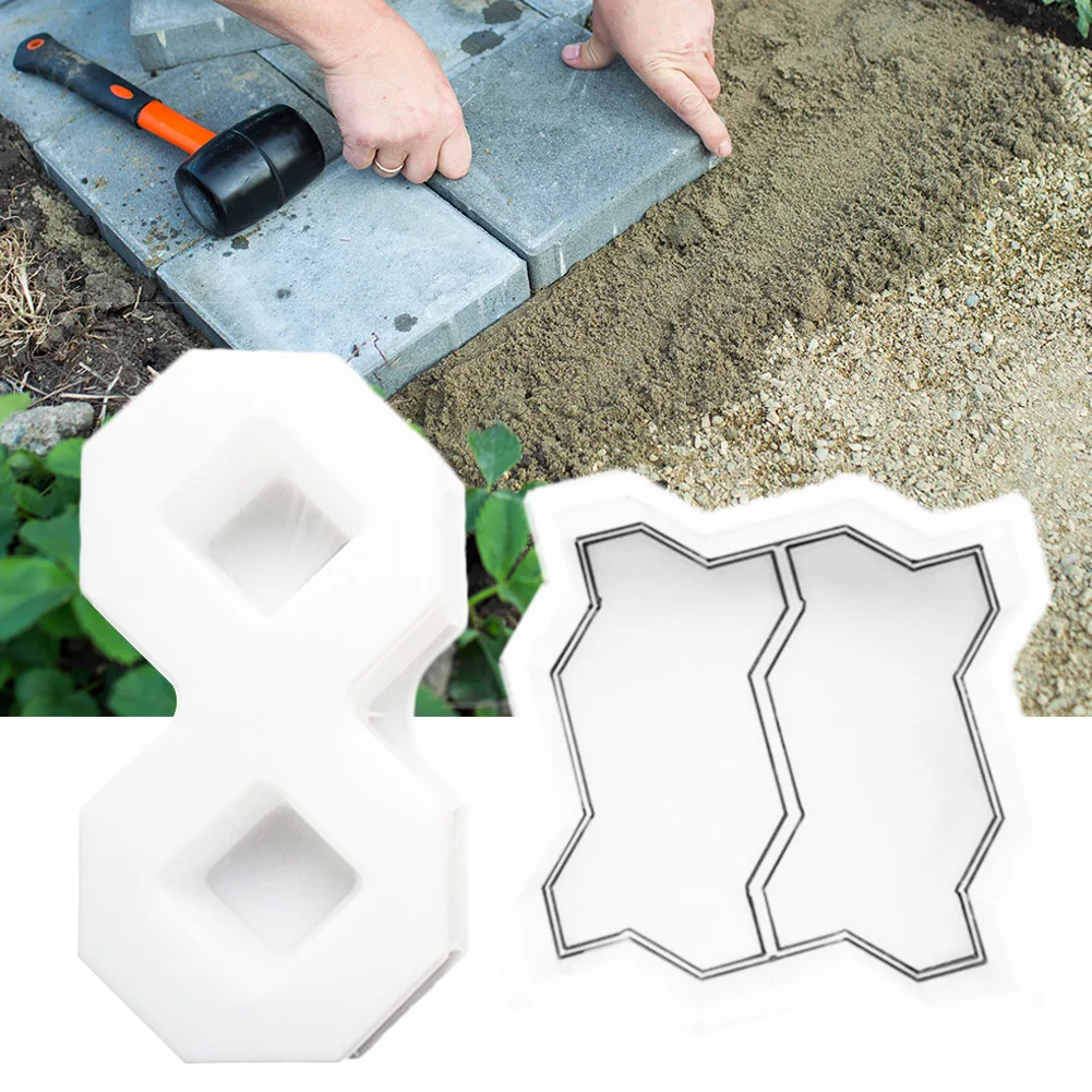 DIY Path Maker Cement Brick Mold 4