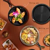 Electric Cooking Pot Foldable Hotpot Portable Multicooker Split Type Rice Cooker Frying Pan Home Travel 1.6L 6