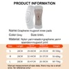 1Pcs Graphene Self Heating Wormwood Kneepads Knee Brace Warm for Arthritis Joint Pain Relief Injury Recovery Massager Leg Warmer 6