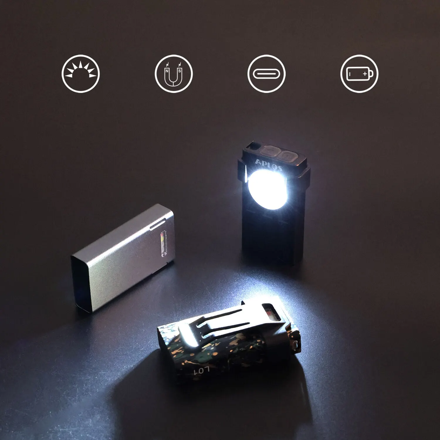 APLOS L01 EDC LED  ޴ Űü ġ, C Ÿ  ۾, ڼ UV ķ ŷ  ġ